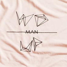 "WOmanUP" T-Shirt Pasty Peach
