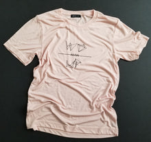 "WOmanUP" T-Shirt Pasty Peach